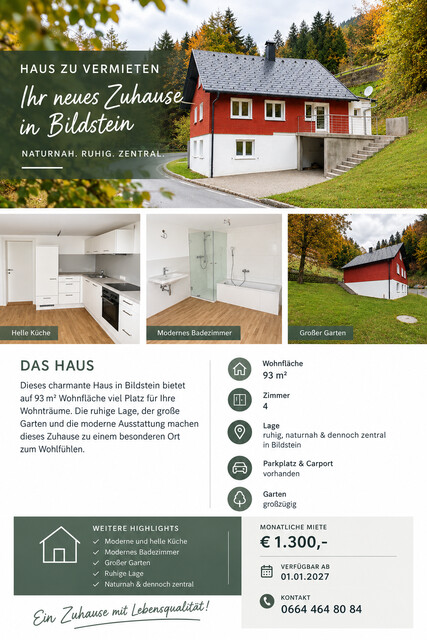Haus im schönen Schwarzachtobel / Bildstein