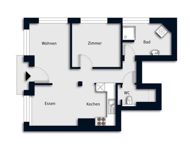Zuhause im Vorderland - Leistbare 2-Zimmer-Wohnung in Röthis