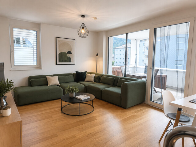 Moderne 3-Zimmer-Dachgeschosswohnung mit großer Terrasse in Dornbirn