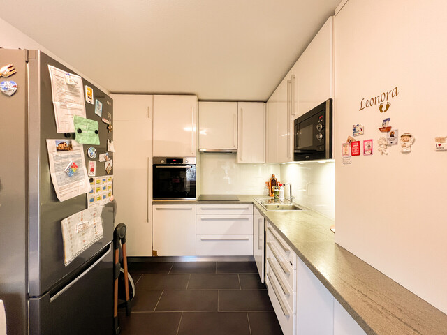 Modernisierte 3 1/2 Zimmerwohnung mit sonnigem Balkon