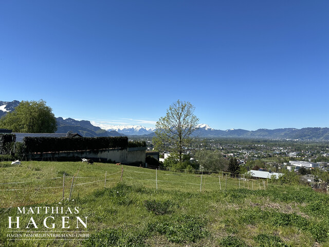 Bauen Sie Ihr Traumhaus mit Weitblick - Grundstück in Dornbirn Knie!