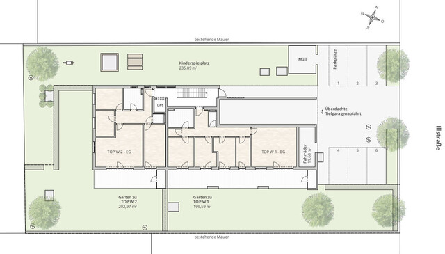 kurzfristig beziehbar! 3-Zi-Dachgeschosswohnung TOP 7 in Feldkirch-Tosters, Illstraße 39