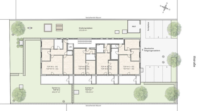 kurzfristig beziehbar! 3-Zi-Dachgeschosswohnung TOP 7 in Feldkirch-Tosters, Illstraße 39