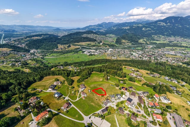 Ihr Platz für die Zukunft – Wohnen in sonniger Aussichtslage von Frastanz/Amerlügen