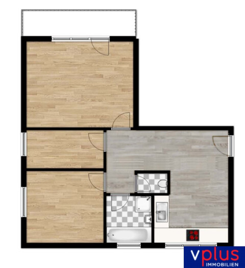 Gemütliche 2,5 Zimmer-Wohnung