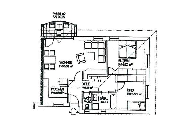 Renovierte 3-Zimmerwohnung in Hohenems