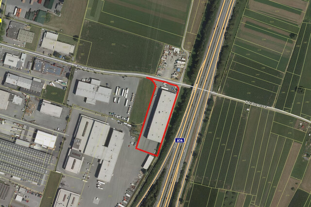 Lagerhalle in bester Lage mit direkter Anbindung an die A14