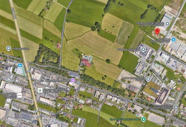 Großzügige Lagerfläche mit vielen Verwendungsmöglichkeiten, 1. OG, 331m² im Betriebsgebiet Dornbirn Nord