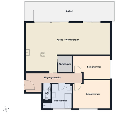 Ihr Platz zum Wohlfühlen – hochwertige 3-Zimmer-Wohnung mit sonnigem Balkon in Hard