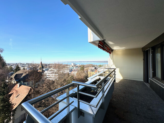 ohne Provision -  helle 3,5 Zimmer Terrassenwohnung mit Traumhafter Aussicht auf den Bodensee