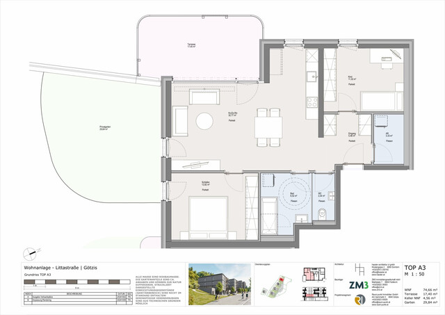 3-Zimmer-Gartenwohnung in Götzis - Top A3