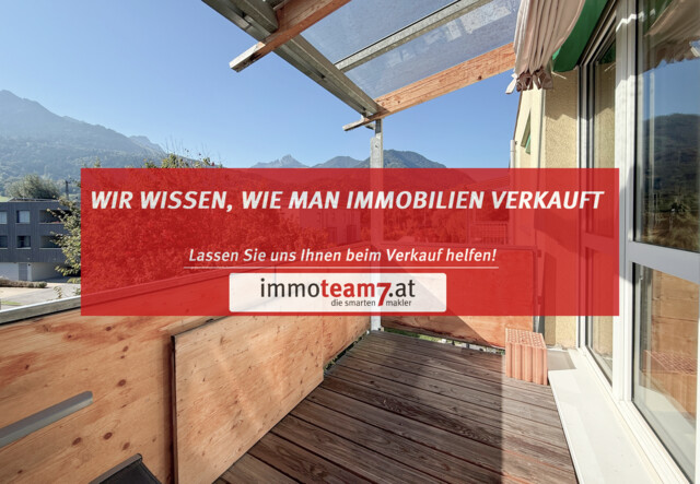 VERKAUFT - Zwischen Bergwelt und Stadt - Dachgeschosswohnung mit Weitblick