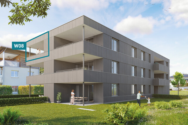 Entspannt wohnen, modern leben. 3-Zimmer-Dachgeschoss-Wohnung W08