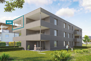 Entspannt wohnen, modern leben. 3-Zimmer-Dachgeschoss-Wohnung W08