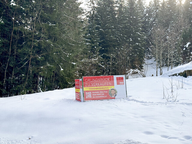 Baugrundstück mit Ferienwidmung in bester Lage in Schwarzenberg Bödele