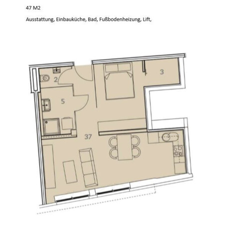 Entzückende 2 Zimmer Stadtwohnung
