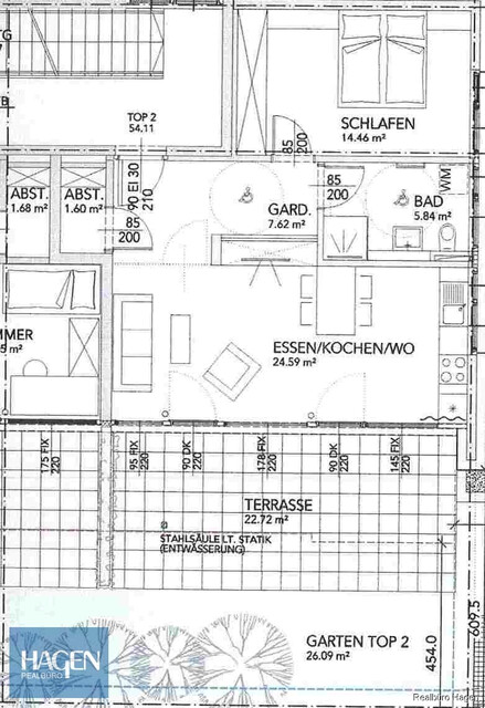 Götzis - Moderne 2 Zimmer Gartenwohnung zu vermieten!