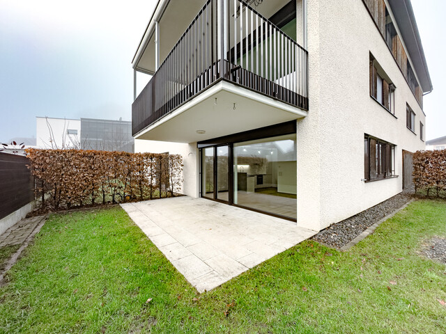 Moderne 2-Zimmer-Gartenwohnung in ruhiger Lage in Koblach