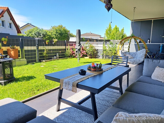 Großartige 4 Zim. Gartenwohnung mit ca. 96m² Wfl., großer Terrasse und Tiefgaragenplatz in Hohenems!