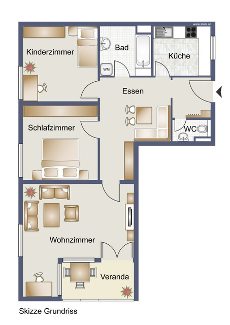Gemütliche Gartenwohnung in ruhiger Lage