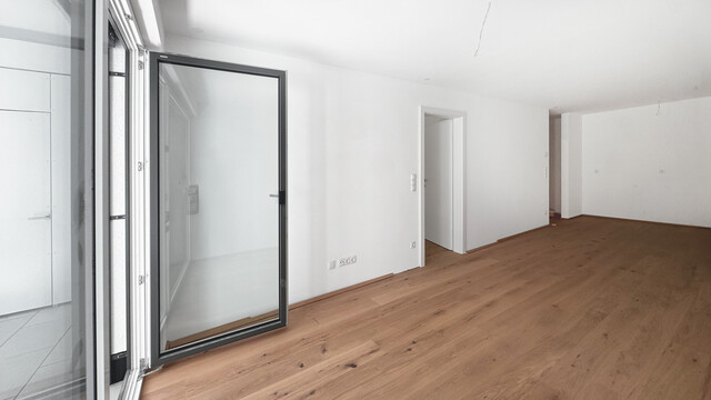 Zentral wohnen & Ruhe genießen – 2-Zimmer-Neubauwohnung