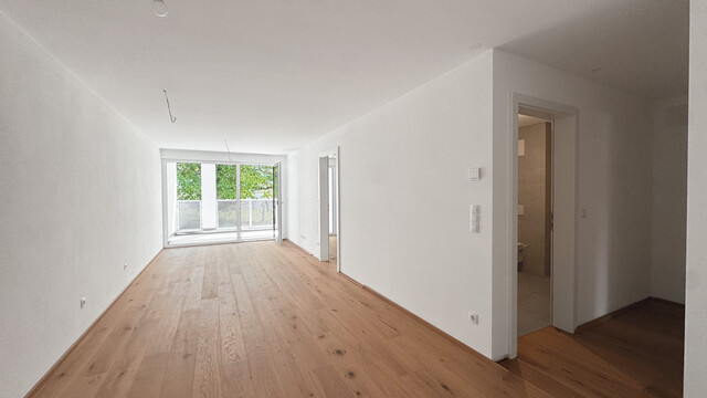 Zentral wohnen & Ruhe genießen – 2-Zimmer-Neubauwohnung