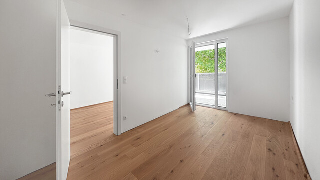 Zentral wohnen & Ruhe genießen – 2-Zimmer-Neubauwohnung