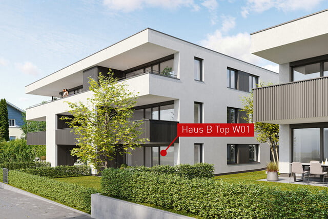 3-Zimmer-Wohnung im Haus B (B01) Sulz - Kreuzgasse