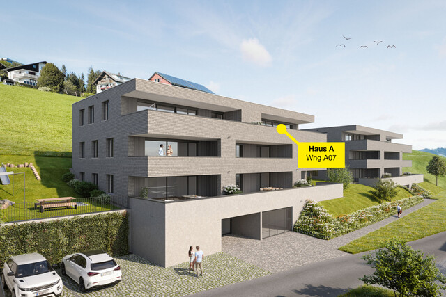 4-Zimmer Dachgeschosswohnung | A07