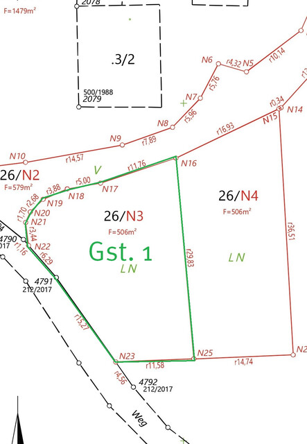 Baugrundstück Lehenweg St. Gerold_GST 2