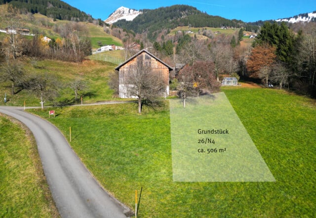 Baugrundstück Lehenweg St. Gerold_GST 2