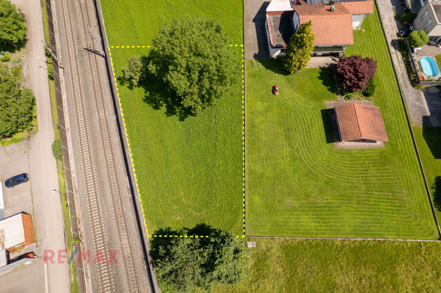 Baugrundstück mit 1.147 m² in Lauterach mit Blick ins Grüne