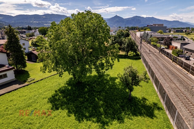 Baugrundstück mit 1.147 m² in Lauterach mit Blick ins Grüne