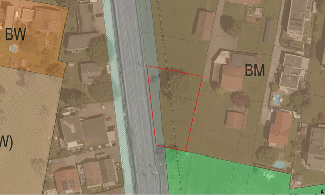 Baugrundstück mit 1.147 m² in Lauterach mit Blick ins Grüne