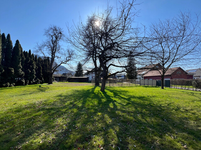 Sehr ruhig gelegenes Traumgrundstück nahe dem neuen Hohenemser Zentrum