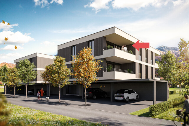 NEUBAU! Glücklich Wohnen in der 2 Zimmer Wohnung! Top 13