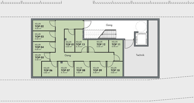 NEUBAU! Glücklich Wohnen in der 2 Zimmer Wohnung! Top 13