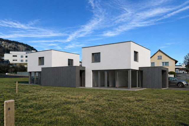 Projekt Kompakt Daheim² - modernes Doppelhaus mit Garten in top Lage von Götzis - DH2
