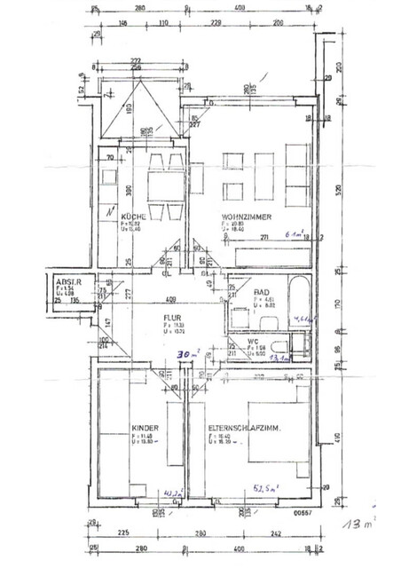 3,5-Zimmerwohnung mit Balkon in ruhiger Lage in Kennelbach, Achstraße (verfügbar ab sofort)