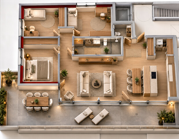 Penthouse Wohnung Top B10 in Fussach