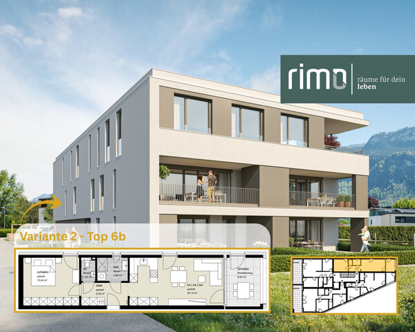 2-Zimmerwohnung mit Terrasse - Top 06b - V.2