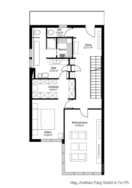 Exklusive Maisonette mit Sauna & Terrassen im Herzen von Bregenz