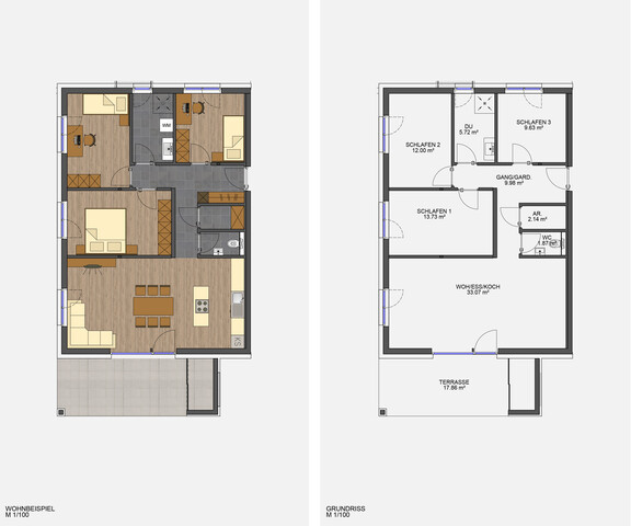 Attraktive 4-Zimmer Gartenwohnung in Koblach