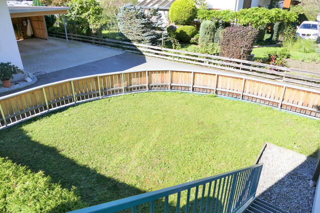 Großzügige, sonnige 3-Zimmerwohnung mit Garten in Gantschier