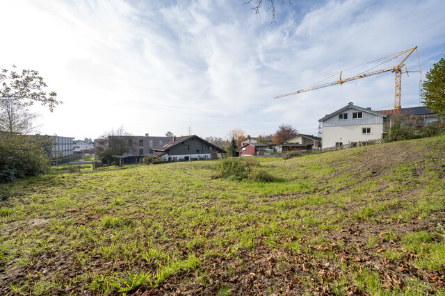 Schönes Grundstück in leichter Hanglage