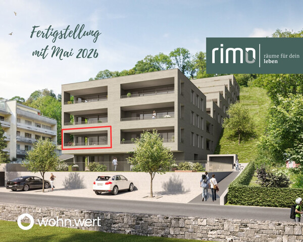 Wohnanlage "Hillside" - Traumhafte 3-Zimmerwohnung mit großzügiger Terrasse - Top 02
