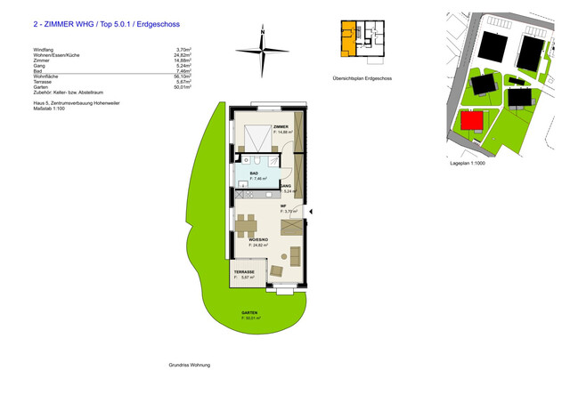 Tolle Gartenwohnung in Hohenweiler - Neubau!