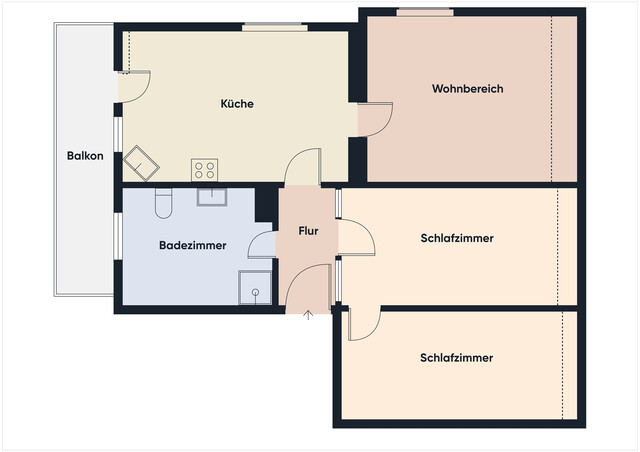 Helle 3-Zimmer Dachgeschosswohnung mit Charme in Frastanz zu verkaufen!