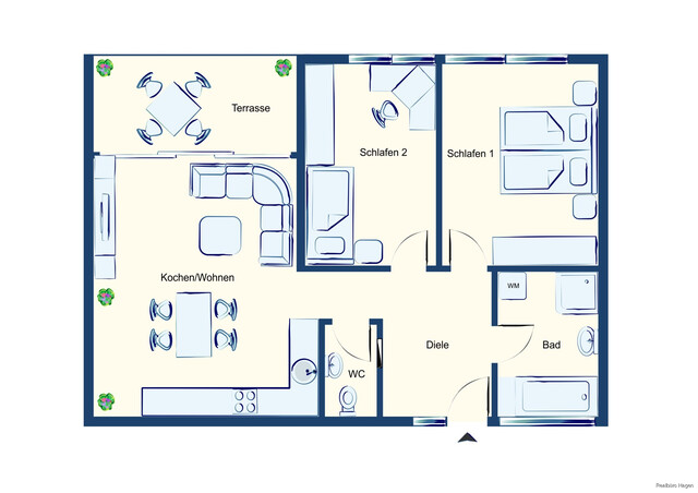 Moderne 3-Zimmer-Wohnung im Herzen von Dornbirn