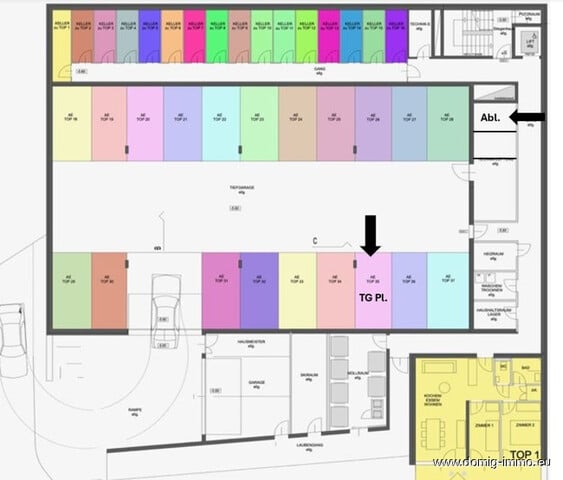 Ferienwohnung: 3 Zimmer mit TG Platz im Zentrum von St. Gallenkirch/Montafon, 2,5 - 3% Rendite/Jahr!